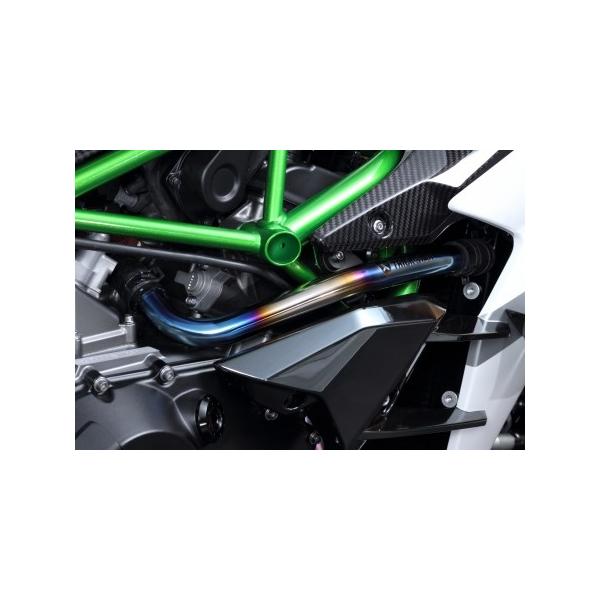 TRICK STAR（トリックスター） チタンラジエーターパイプ ニンジャ H2