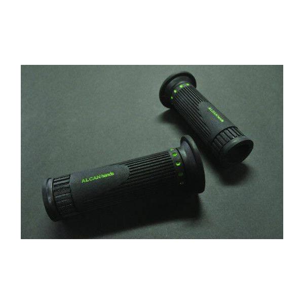 ALCAN hands アルキャンハンズ グリップ Φ22用 iGrip (アイ・グリップ) カラー：ライムグリーン HONDA ホンダ KAWASAKI カワサキ SUZUKI スズキ YAMAHA ヤマハ