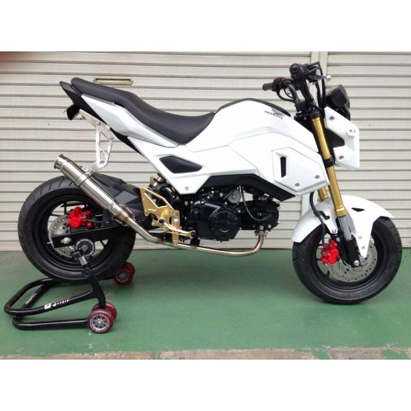 グロムjc75 ケイファクトリー　 スリップオン用テールパイプ webike_22864084