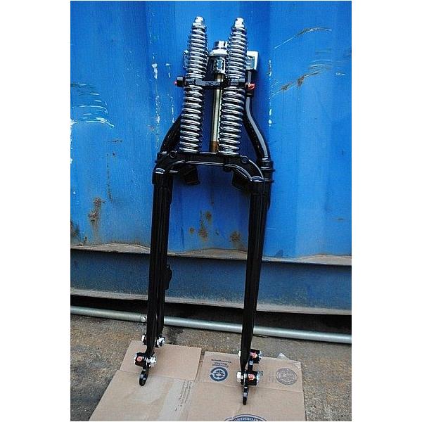 あやは 部品屋K&W 74スプリンガーフォークキット カラー：ブラック 250TR