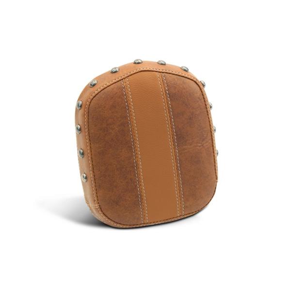 MUSTANG }X^O V[V[o[pbh jbPX^bht  (Sissy Bar Pad with Nickel Studs)yPAD SISSY BAR BROWN STUDz J[FBrown Vinyl O