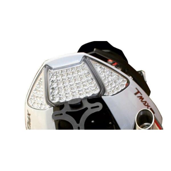キンカン★T-MAX500 ヤマハ バイク部品 LEDテールウインカー V PARTS ブイパーツ ウインカー付きLEDテールランプ Yamaha T-MAX 500
