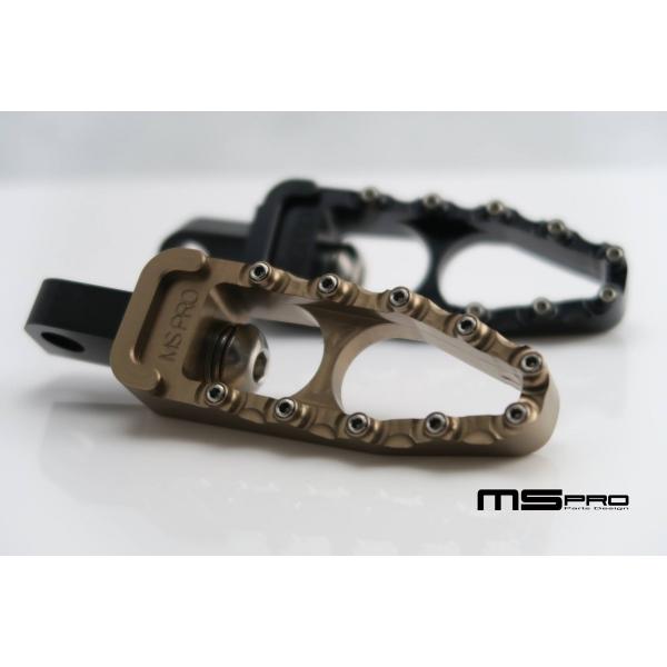 MSPRO �G���G�X�v�� CNC�t�b�g�y�OB�^�C�v ���A�p �J���[�F�u���b�N MT-07(FZ-07) XSR700 YAMAHA ���}�n �t�b�g�y�O �X�e�b�v �����