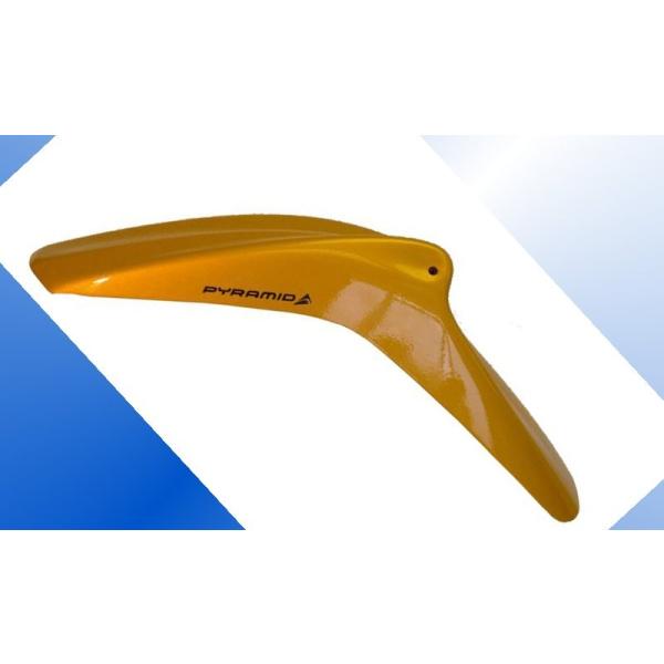 Pyramid Plastics �s���~�b�h�v���X�`�b�N ���A�t�F���_�[(HUGGER) �J���[�FSCORCHED YELLOW SPEED TRIPLE 1050 2005-2010 TRIUMPH �g���C�A���t �O��