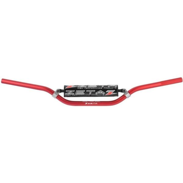 ZETA RACING ジータ レーシング CXハンドルバー MX-123 カラー：レッド CRF250R CRF450R CR125 CR250 KLX450R KX125 KX250 KX250F KX450F ハンドルバー