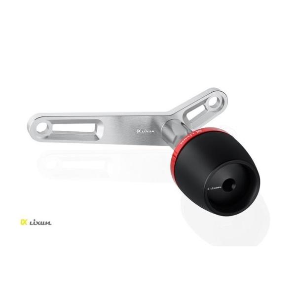 LIXUN ���N�X�� �v���e�N�V�����X���C�_�[ �J���[�FSilver�^Red YZF-R3 15-16 MT-03 YAMAHA ���}�n �G���W���X���C�_�[�E�t���[���X���C�_�[ �t���[��