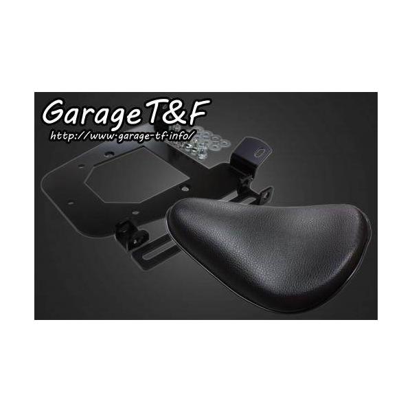 ガレージT&F 汎用 BLソロシート クロスヴィンテージ（ブラック