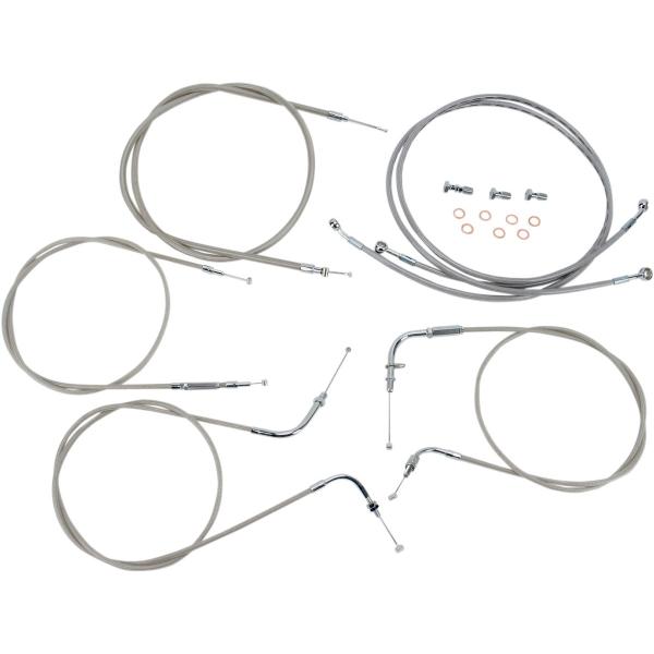 BARON �o���� �P�[�u�� ���C���L�b�g 12�h XVS1100CU�p �yCBL LINE KT 12�hXVS1100CU [0650-1003]�z XVS1100 V-Star Custom YAMAHA ���}�n ���C���[�L�b�g