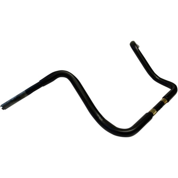 最大50%OFFクーポン Drag Specialties ドラッグスペシャリティーズ ハンドルバー フラットトラックブラック 0601-1223 1インチ ハンドルバー 16インチ エイプハンガー ブラック ケーブルスロットル用