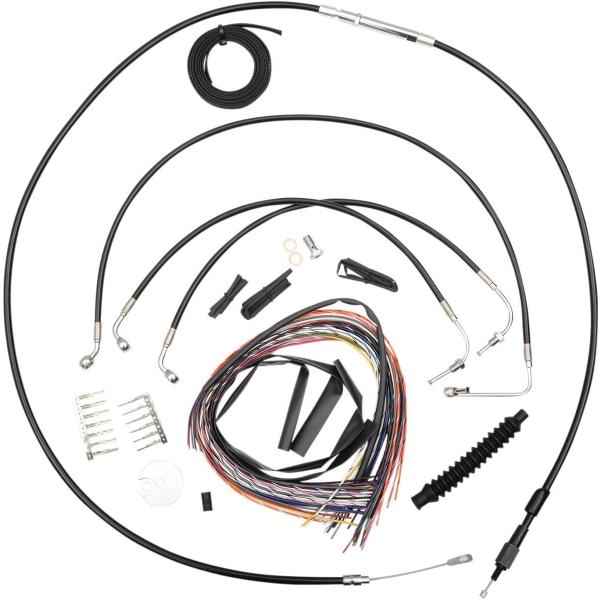 LA CHOPPERS �G���G�[�`���b�p�[�Y �P�[�u���L�b�g CB 18-20�h RK 2014-2016�p �yCABLE KT 18-20�h14-16RK [0610-1207]�z Road King (EFI) - FLHR 2014 2015