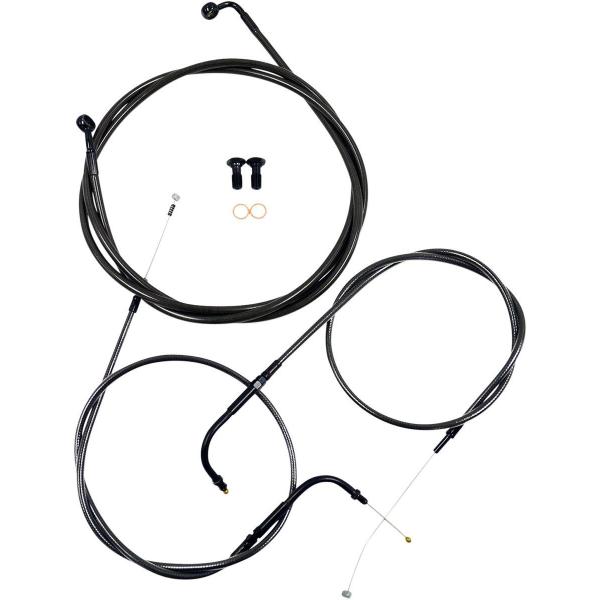 LA CHOPPERS �G���G�[�`���b�p�[�Y �P�[�u���L�b�g �~�b�h�i�C�g���f�� �~�j FLST 2009-15�p�yCABLE KT MN MIN 09-15FLST [0610-1585]�z ���C���[�L�b�g