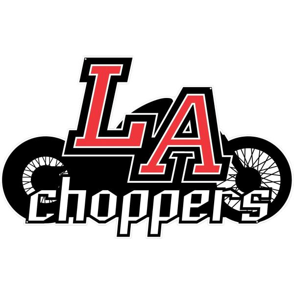 LA CHOPPERS �G���G�[�`���b�p�[�Y ���^���T�C�� (���E�`���b�p�[) �yMETAL SIGN (LA CHOPPERS) [9904-0977]�z ���̑��O�b�Y �o�C�N�֘A�O�b�Y