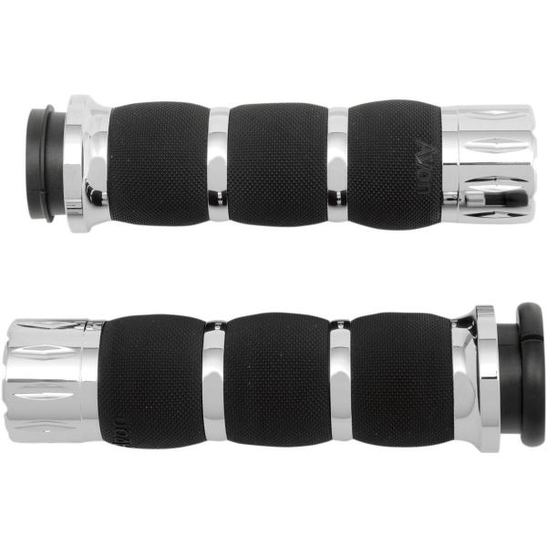 AVON GRIPS �G�C�{���O���b�v�X �O���b�v �G�ARIVAL �N���[��TBW �yGRIP AIR RIVAL CHR TBW�z HARLEY-DAVIDSON �n�[���[�_�r�b�h�\�� �n���h��
