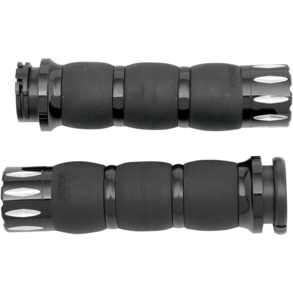 AVON GRIPS �G�C�{���O���b�v�X �O���b�v �x���x�b�g�� RIVAL �A���}�C�g �yGRIP VELVET ANO�z HARLEY-DAVIDSON �n�[���[�_�r�b�h�\�� �n���h��