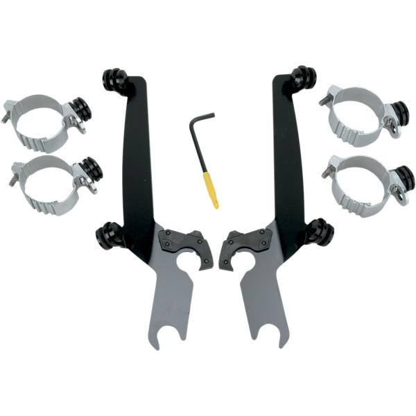 MEMPHIS SHADES �����t�B�X�V�F�C�Y �}�E���g�L�b�g TRIGGER LOCK���f�� �X�e�����X �u���b�N HARLEY-DAVIDSON�p�yMNT KIT TL S/S HD BLK [2320-0075]�z �O��
