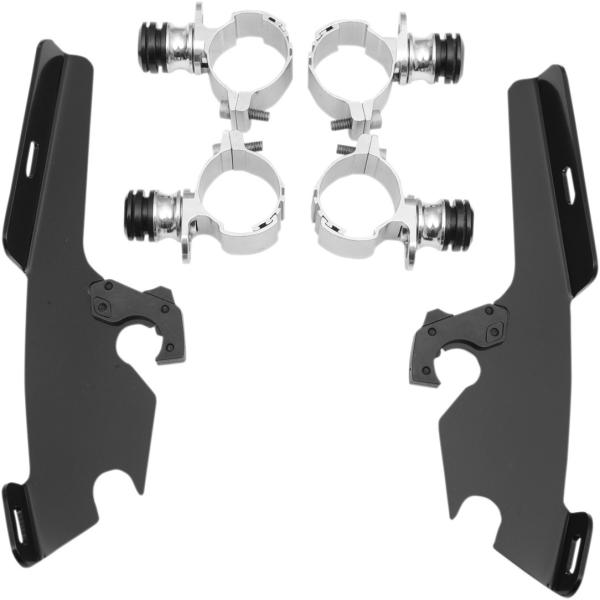 MEMPHIS SHADES �����t�B�X�V�F�C�Y �}�E���g�L�b�g �u���b�N F/S VT1300CS�yMNT KIT VT1300CS BLK [2321-0277]�z Sabre 2010 - 2014 HONDA �z���_ �O��