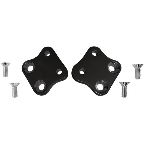 ACCUTRONIX �A�L���g���j�N�X �L�b�N�o�b�N�v���[�gFXD �u���b�N �yKICK BACK PLATE FXD BLK [1622-0239]�z HARLEY-DAVIDSON �n�[���[�_�r�b�h�\�� �X�e�b�v