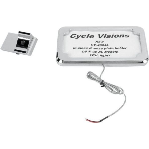 CYCLE VISIONS �T�C�N���r�W���� �i���o�[�v���[�g�}�E���g �����v�t�� 2005-17 XL �yMOUNT LP W/LT 05-17 [2030-0330]�z �T�C�h�i���o�[�L�b�g �O��