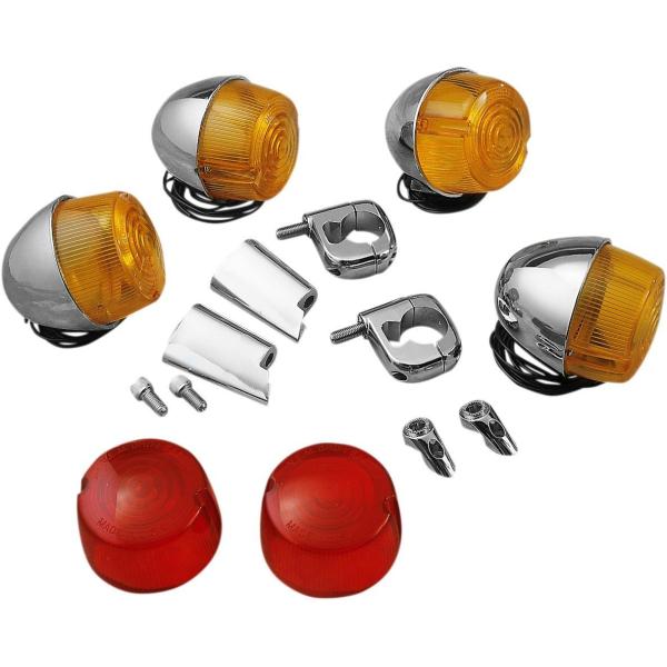 CHRIS PRODUCTS �N���X�v���_�N�c Complete Marker Light Kits[CH-0006] HARLEY-DAVIDSON �n�[���[�_�r�b�h�\�� �E�C���J�[ ���Η� �d���n