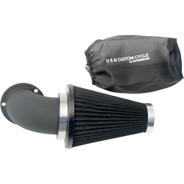 D &amp; M CUSTOM f[AhGJX^ GAN[i[ WB ELBW ubN FIL yAIRCLEANER BK [1010-0994]z HARLEY-DAVIDSON n[[_rbh\