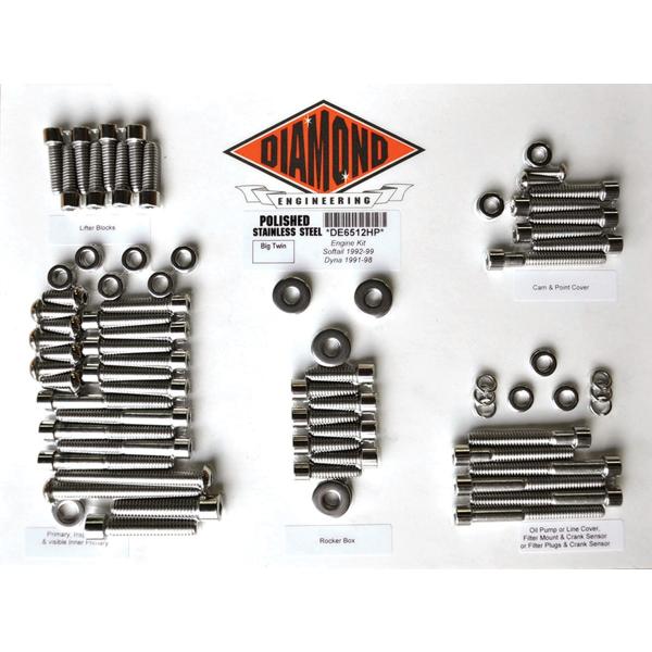 DIAMOND ENGINEERING _CAhGWjAO {gLbg91-98 FXD92-99 ST yBOLT KIT91-98 [2401-0841]z HARLEY-DAVIDSON n[[_rbh\