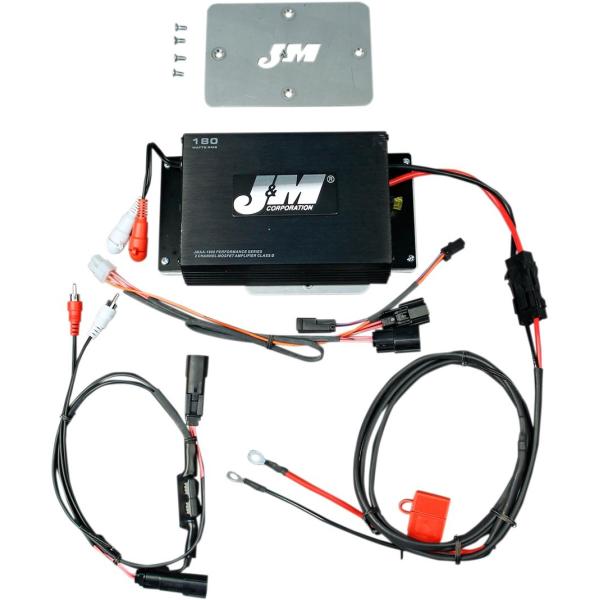 J &amp; M WF[AhG AvLbg 180W 2 N[ FLTR 15-17 yAMP 2CH 15-17z HARLEY-DAVIDSON n[[_rbh\ I[fBIp[c dn