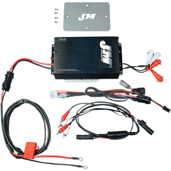 J &amp; M WF[AhG AvLbg 360W 4 N[ FLTR 15-17 yAMP 4CH 15-17z HARLEY-DAVIDSON n[[_rbh\ I[fBIp[c dn
