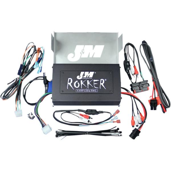 J &amp; M WF[AhG AvLbg ROKKERf 630W4 N[ FLHX 2006-13 yAMP ROK 630W4CH 06-13FLHXz HARLEY-DAVIDSON n[[_rbh\