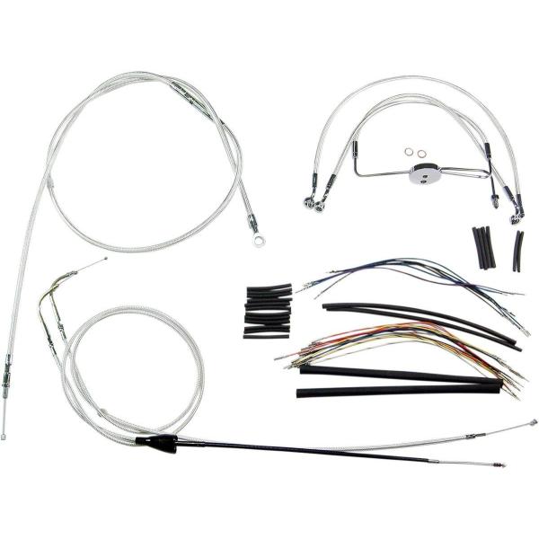 MAGNUM }Oi CONTROL CABLE KIT SC2 [0610-0906] Road King (EFI) - FLHR 2007 Classic FLHRC Custom FLHRS Street Glide FLHX u[L
