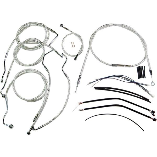 MAGNUM }Oi CONTROL CABLE KIT SC2 [0610-0954] Road King (EFI) - FLHR 2014 2015 HARLEY-DAVIDSON n[[_rbh\ u[L
