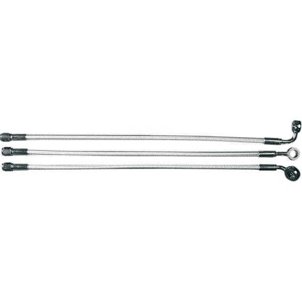 MAGNUM �}�O�i�� �u���[�L���C�� 19�h 10mm 90�x�y19�hBRAKE LINE 10MM 90DEG. [1204-3718]�z Dyna Fat Bob (EFI) - FXDF 2008 2017 �u���[�L