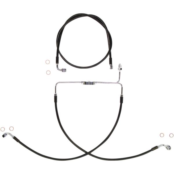 MAGNUM �}�O�i�� LINE BRAKE KIT XR BLK [1741-4794] Dyna Fat Bob (EFI) - FXDF 2008 2017 HARLEY-DAVIDSON �n�[���[�_�r�b�h�\�� �u���[�L