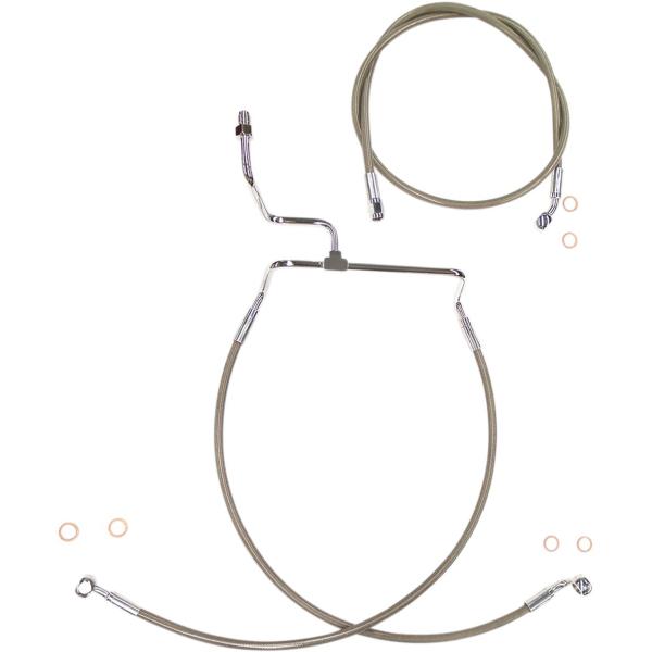 MAGNUM �}�O�i�� LINE BRAKE KIT XR SS [1741-4954] Road King (EFI) - FLHR 2014 2017 HARLEY-DAVIDSON �n�[���[�_�r�b�h�\�� �u���[�L�z�[�X�E�N���b�`�z�[�X