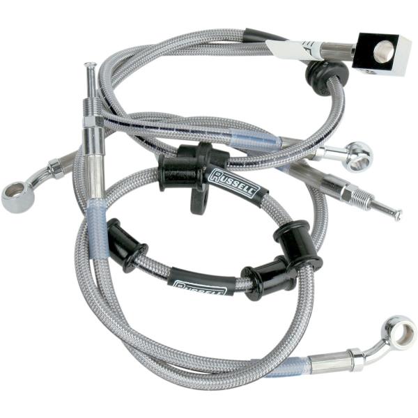 RUSSELL bZ HOSECBRAKE FRT LTZ400 03 [1741-0209] 400 DVX 2004 - 2008 LT-Z400 Quad Sport Z 2003  SUZUKI XYL u[Lz[XENb`z[X