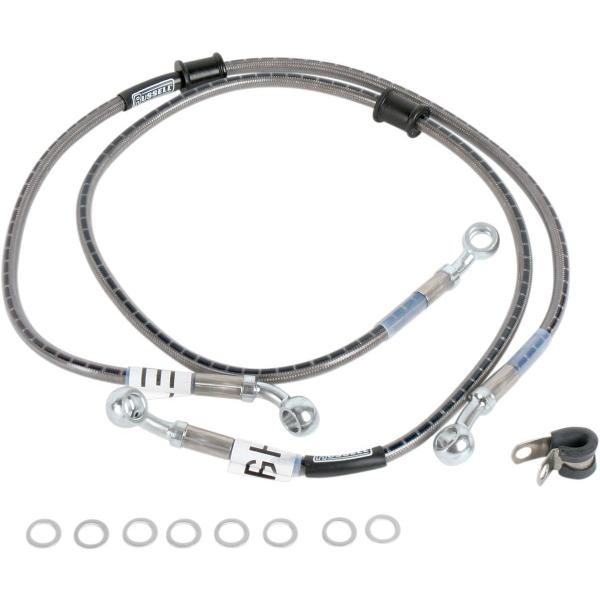 RUSSELL ���b�Z�� LINE BRK FR ZX14 07-15 [1741-2276] ZX-14R Ninja KAWASAKI �J���T�L �u���[�L�z�[�X�E�N���b�`�z�[�X �u���[�L