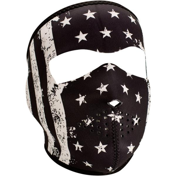 ZAN HEADGEAR UwbhMA FULL MASK BLK WHITE FLAG tFCX}XN Ap