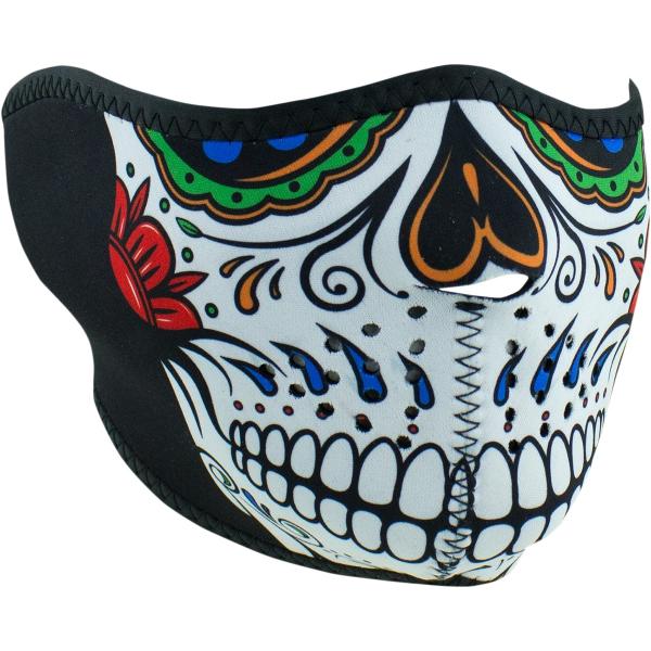 ZAN HEADGEAR UwbhMA HALF MASK MUERTE SKULL tFCX}XN Ap
