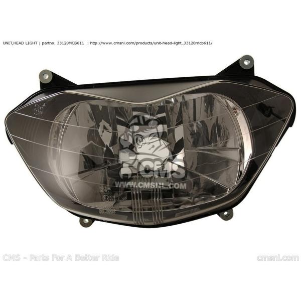 CMS �V�[�G���G�X UNIT�CHEAD LIGHT XL650V TRANSALP 2000 (Y) ENGLAND EUROPEAN DIRECT SALES / 25K 2001 (1) 2004 (4) 2005 (5) FRANCE TYPE 3 HONDA �z���_