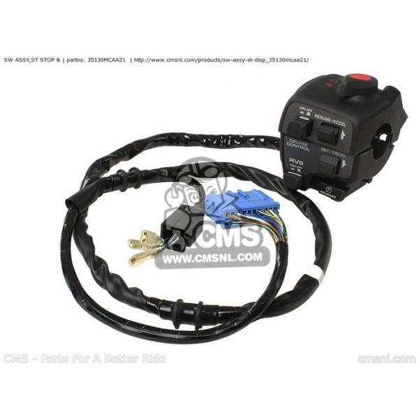 CMS �V�[�G���G�X SW ASSY�CST STOP &amp; GL1800 GOLDWING (4) USA (5) GL1800A AUSTRALIA ENGLAND EUROPEAN DIRECT SALES FRANCE / CMF IRELAND HONDA �z���_