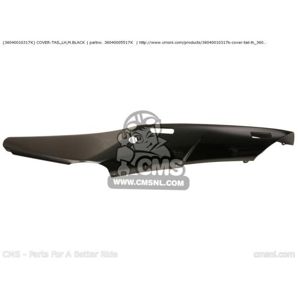 CMS �V�[�G���G�X (36040010317K) COVER-TAIL�CLH�CM.BLACK ZG1400A9F CONCOURS 14 USA / ABS ZG1400B9F KAWASAKI �J���T�L �V�[�g�J�E���E�e�[���J�E�� �O��