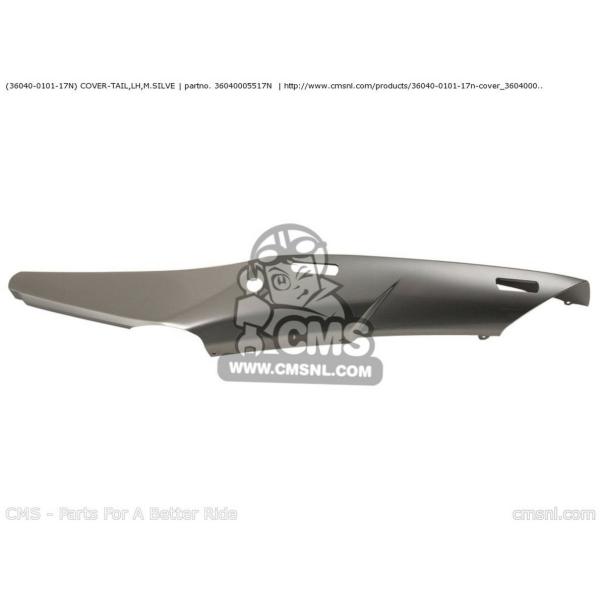 CMS �V�[�G���G�X (36040010117N) COVER-TAIL�CLH�CM.SILVE ZG1400A8F CONCOURS 14 USA / ABS ZG1400B8F KAWASAKI �J���T�L �V�[�g�J�E���E�e�[���J�E�� �O��