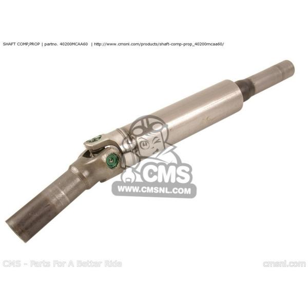 CMS V[GGX SHAFT COMPCPROP GL1800 GOLDWING (6) AUSTRALIA / GH BRAZIL ENGLANDGH EUROPEAN DIRECT SALES FRANCE CMF IRELAND USA HONDA z_