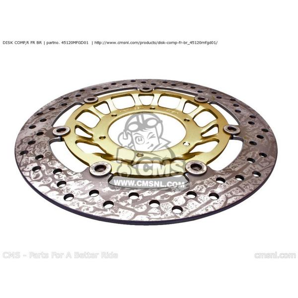 CMS V[GGX DISK COMPCR FR BR HONDA z_ u[LfBXN[^[ u[L