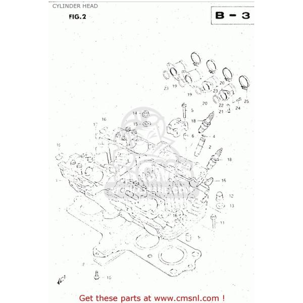 CMS V[GGX (11141-47086-H17) GASKET GS500E 1981 (X) GENERAL EXPORT (E01) 1982 (Z) 1983 (D) SUZUKI XYL GWKXPbg GWp[c