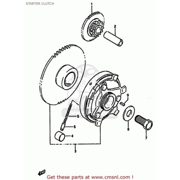 CMS �V�[�G���G�X (12600-33853) CLUTCH SET�CSTARTER SUZUKI �X�Y�L ���̑��G���W���p�[�c�I�v�V�����E��C���i �G���W���p�[�c �G���W��