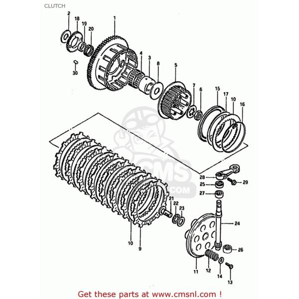 CMS �V�[�G���G�X PINION�CCLUTCH RELEASE SUZUKI �X�Y�L �N���b�`�����[�Y �쓮�n