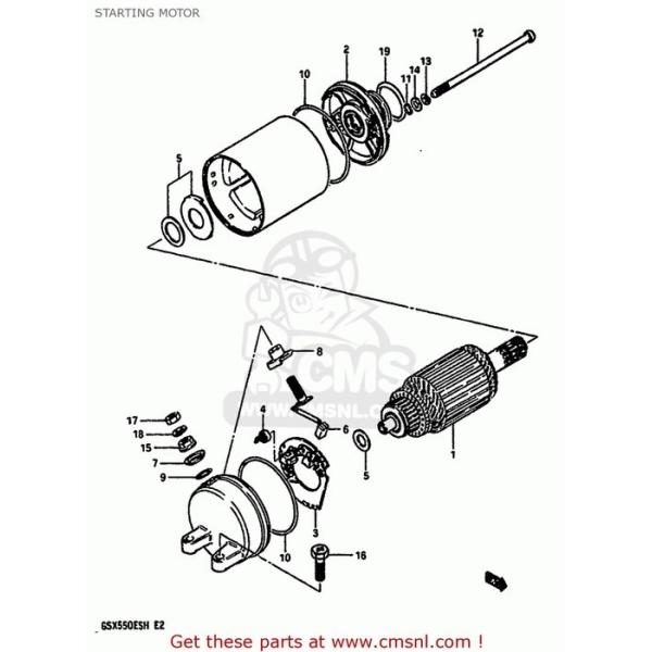 CMS V[GGX (31100-30B00-H17) MOTOR ASSEMBLYCSTARTING SUZUKI XYL X^[^[[^[ dn