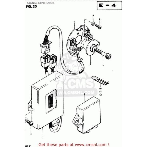 CMS �V�[�G���G�X (33110-493A0) STATOR�CSIGNAL GENERATOR GS1100 1984 (E) USA (E03) GS1100G 1982 (Z) 1983 (D) GS1100GK GS850G GENERAL EXPORT (E01)