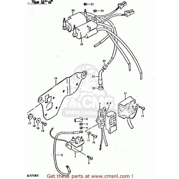 CMS �V�[�G���G�X (33410-45112) COIL ASSEMBLY�CIGNITION GS1100E 1980 (T) USA (E03) 1981 (X) GS1100LT GS750E 1982 (Z) GS750L SUZUKI �X�Y�L �_�Όn
