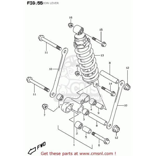 CMS V[GGX Au\[o ASSYCRR SHOCK(62100-26E20) GSF600S BANDIT 1996 (T) USA (E03) 1997 (V) 1998 (W) 1999 (X) SUZUKI XYL ATXyV
